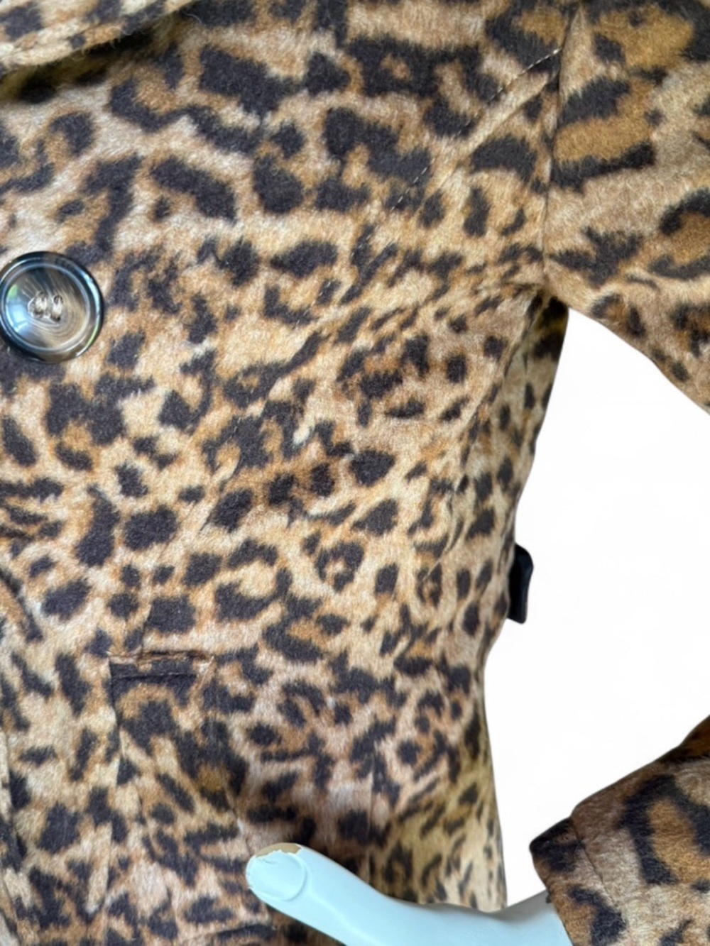 MeJane leopard print coat faux fur “Fran Fine vibes” - Picture 3 of 6